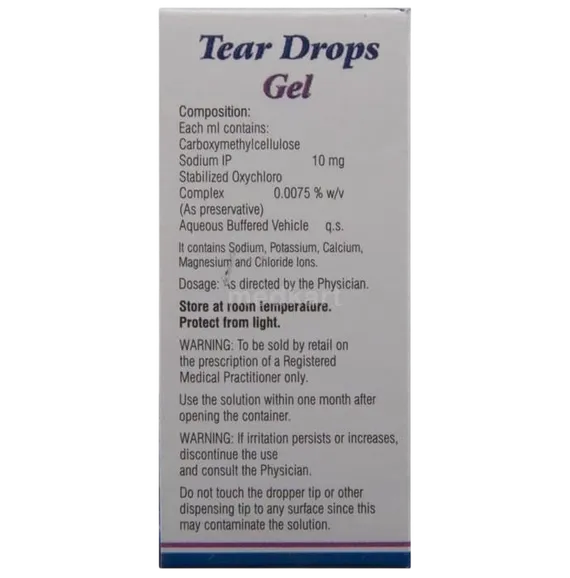 tear drops gel 10 ml